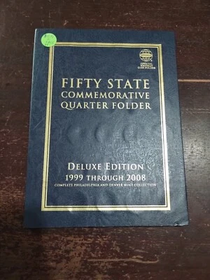 WASHINGTON QUARTERS STATEHOOD COMMEMORATIVE 1999 2006 WHITMAN FOLDER UNCIRCULATE - Image 1 of 4