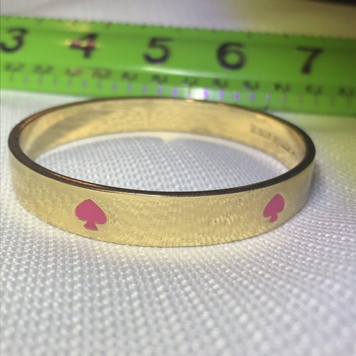 Raro bracciale vintage Kate Spade New York tono oro