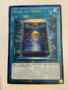 Book of Moon 1st Edition Prismatic Ultimate Rare RA02-EN050 Yu-Gi-Oh! - Picture 1 of 2