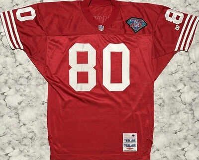 Camiseta deportiva vintage auténtica Wilson Pro Line NFL San Francisco 49ers Jerry Rice Foto 1 de 4