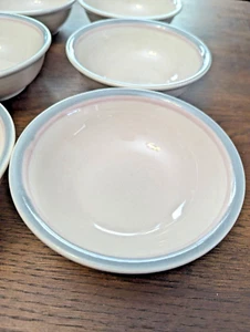 6 Pfaltzgraff Aura Pink  5  7/8 In Soup/Cereal Bowls USA Very Good Condition - Picture 1 of 6
