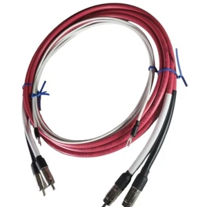 Belden Audiophile Turntable Switchcraft 30502A Phono RCA Cable Pair w/Ground - Picture 1 of 3