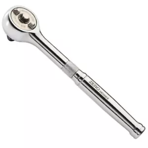 Zero Degree 1/4" Inch Drive Gearless Ratchet Nickel Plated 1" Turning Arc 38150 - Picture 1 of 6