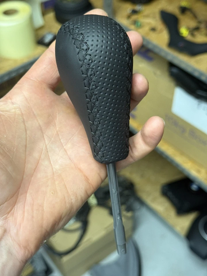BMW e36 automatic shift knob E39 E46 E38 Z3 Black Perforated Genuine Shift Knob - Image 1 of 4