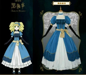 Black Butler Kuroshitsuji Elizabeth Midford（Lizzy）Party Luxury Dress Cosplay/ - Picture 1 of 6