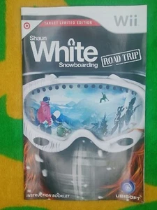 Shaun White Snowboarding Road Trip (Target Edition) Nintendo Wii Manual Only - Picture 1 of 3
