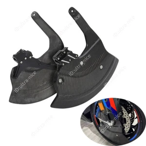 For BMW S1000RR M1000RR 2019-2025 Front Brake Disc Rotor Radiator Carbon Cover - Picture 1 of 10