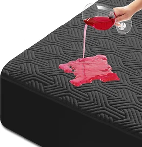 Full Size Waterproof Mattress Protector Cooling Mattress Pad Cover Breathable So - Picture 1 of 7