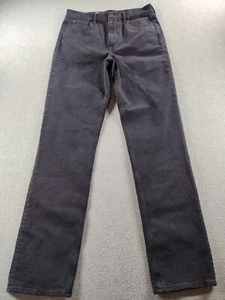 Gap Women's Jeans Black Sz 30/10 Tall Sky-High Straight Leg Stretch 33.5" Denim - Picture 1 of 12