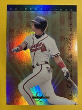 CHIPPER JONES 1995 LEAF LIMITED GOLD  BASEBALL CARD 22 of 24 ATLANTA BRAVES HOF