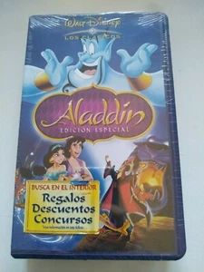 Aladdin Edicion Especial Walt Disney 2004 - VHS Cinta Tape Español Precintada - Imagen 1 de 6