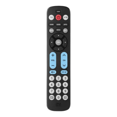 ONE FOR ALL UNIVERSAL BIG BUTTON REMOTE CONTROL - URC6821 - Image 1 of 4