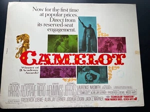 CAMELOT original 22X28 U.S HALF SHEET- CLASSIC MUSICAL - Picture 1 of 1