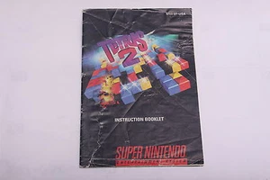 Super Nintendo SNES - Tetris 2 - Instruction Manual Only - Imagen 1 de 1