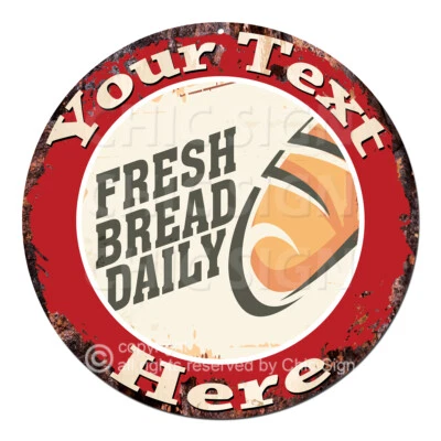 CP-0194 Custom Any Name's Bread Personalized Aluminum Metal Sign Decor Gift idea - Image 1 of 2