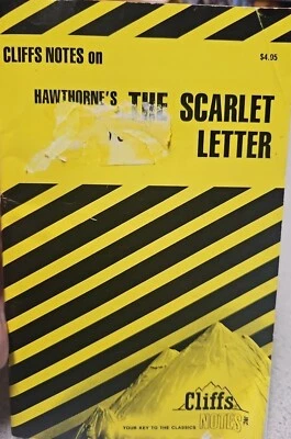 Cliffs Notes On Hawthorne's The Scarlet Letter By Terry J Dibble PhD 1998 Print  - Image 1 of 4