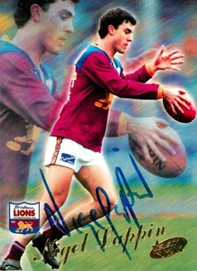 Tarjeta firmada 2000 BRISBANE LIONS AFL Nigel Lappin - Imagen 1 de 2