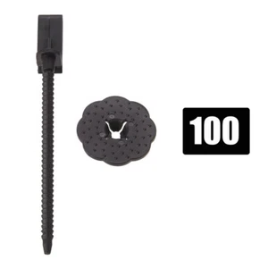 Solar Panel Mesh 100 PIECES NYLON Clips Pigeons Proofing Birds Clips Pest - Picture 1 of 13