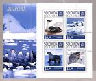 A4877 - SOLOMON ISLANDS - ERROR MISPERF: 2014,  Antartica,  Penguins,  Seals