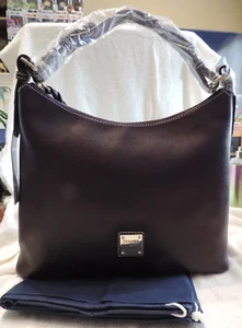 BRAND NEW W/TAGS DOONEY & BOURKE HANDBAG PLUM HOBO SU924 PM W/DUST COVER - Picture 1 of 7