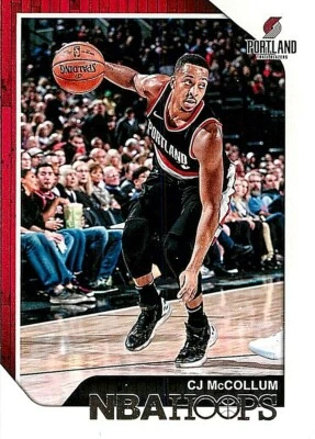 2018-19 NBA Hoops #178 CJ McCollum TRAIL BLAZERS - Image 1 of 2