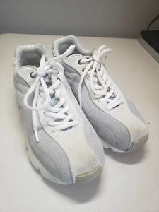 ECCO Receptor Grey Suede Comfort Walking Shoes Women's Size 5.5 - Picture 1 of 6