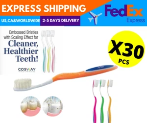 30 PCS X COSWAY Xylin Multi-Action Toothbrush with Nano Silver - FAST SHIPPING  - Picture 1 of 5