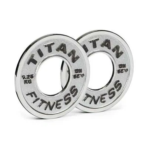 Titan Fitness .25 KG Olympic Calibrated Steel Powerlifting Plates, Pair - Picture 1 of 6