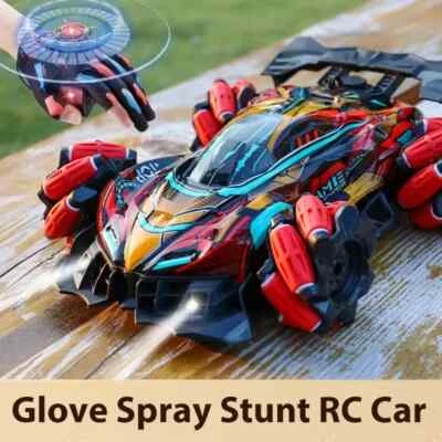 Drift RC Car Led Lights Music 2.4GRemote Control Spray Stunt Car 4WDChildren Toy - Image 1 of 4