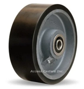 W-830-DB70-3/4 8" x 3" Duralast XC 70D Polyurethane on Cast Iron Wheel - Picture 1 of 1