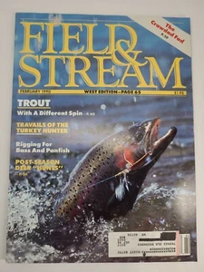 Field & Stream Magazine February 1990 Crawdad Fad Trout Turkey Hunting Panfish - Imagen 1 de 10