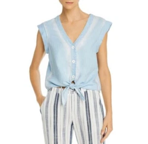 Cloth & Stone Top Chambray blau Knopfleiste vorne SS Damengröße Small gebraucht, in einwandfreiem Zustand - Bild 1 von 6