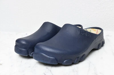 Birki's Birkenstock 蓝色专业防水木屐舒适穆勒鞋女式 6 码 — 第 1/4 张图片