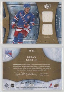 2009-10 Upper Deck Artifacts Frozen Copper /50 Brian Leetch #FA-BL HOF