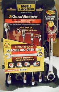 Juego de 5 llaves combinadas de trinquete doble métricas GearWrench - Imagen 1 de 1