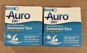 2 pack Auro Dri Clear Water from Swimmers' Ear Drying Drops, 1 fl oz, EXP04/27, - Picture 1 of 6