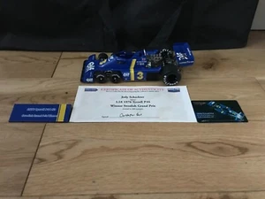 TSM Hand Signed TYRRELL P34 Jody Scheckter Swedish GP #3 1st 1976 SUPER RARE !!! - Picture 1 of 6