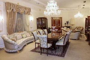 Designer Sofa Rundes Ecksofa Rund Sofa Modernes Italien Wohnlandschaft Möbel - Bild 1 von 2