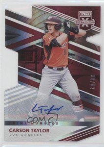 2020 Panini Elite Extra Edition /38 Carson Taylor #137 Auto