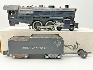 Gilbert American Flyer S Gauge #300 Atlantic Loco/Tender - Nice Runner - Picture 1 of 10
