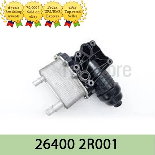 Conjunto de filtro y colector de aceite OEM 264002R001 para Hyundai Santa Fe Tucson Kia Carnival Foto 1 de 1