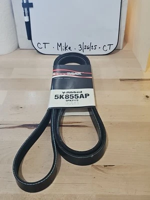 5K855AP Gates Drive Belt for Ford Tempo Mercury Topaz 1992-1994 - Image 1 of 2