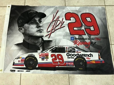 Goodwrench Service Plus Racing #29 bandera satinada doble cara Kevin Harvick 40x28 Foto 1 de 4