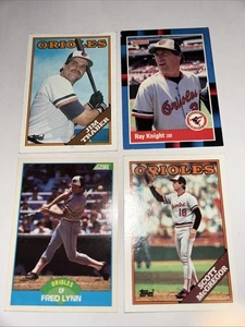 Lot Of 11 Baltimore Orioles Vintage Baseball Cards - Picture 1 of 6