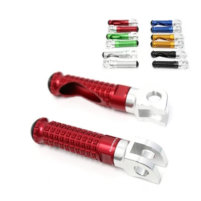 Clavijas delanteras MPRO Rider rojas para Triumph Bonneville T100 Carb 02 03 04 05 Foto 1 de 4