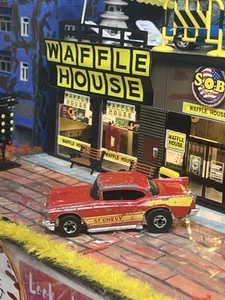 Hot Wheels Blackwalls 1957 57 Chevy Bel Air Diecast Car USED VG Condition - Picture 1 of 7