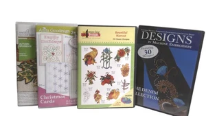 Maschinenstickerei Design CD Lot Anita Goodesign tolle Designs 4 Discs Set - Bild 1 von 13