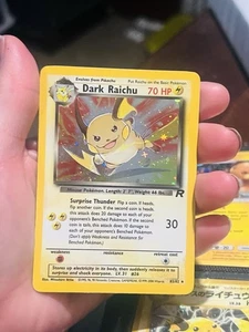 Dark Raichu Holo Rare Team Rocket Card 83/82 - Secret Rare Card - Picture 1 of 11