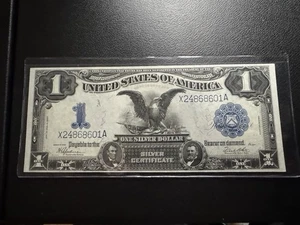 1899 $1 SILVER CERTIFICATE BLACK EAGLE FR. 236, SPEELMAN/WHITE Gem Unc - Picture 1 of 4