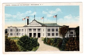 Providence Rhode Island Casino Rhodes on the Pawtuxet Vintage Postcard RI - Picture 1 of 2